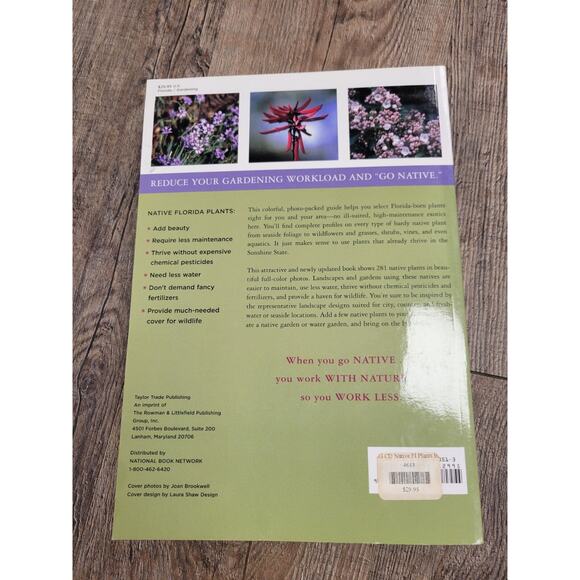 Native Florida Plants: Low Maintenance Landscaping and Gardening Paperback Book - Picture 3 of 5
